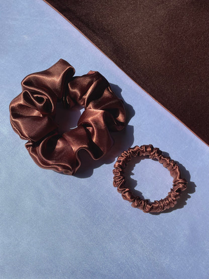 Brown Scrunchie (Skinny)