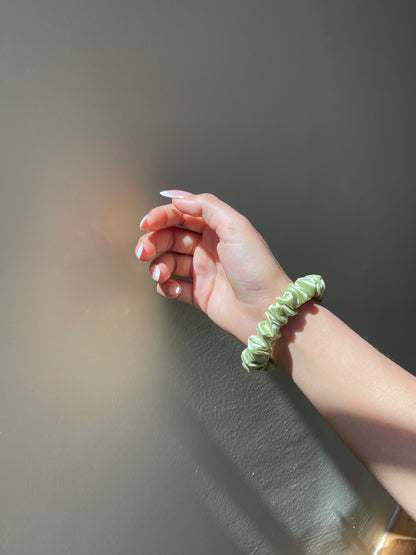 Pastel Green Scrunchie (Skinny)