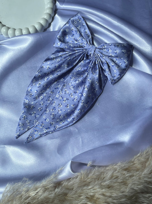 Lavender Floral Fall Bow