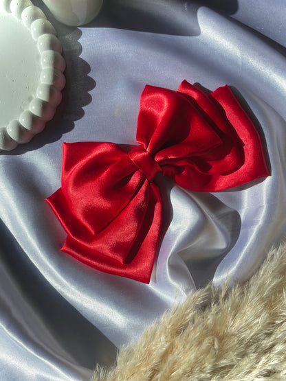 Red Triple Layered Bow