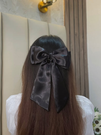 Black Long Tail Bow