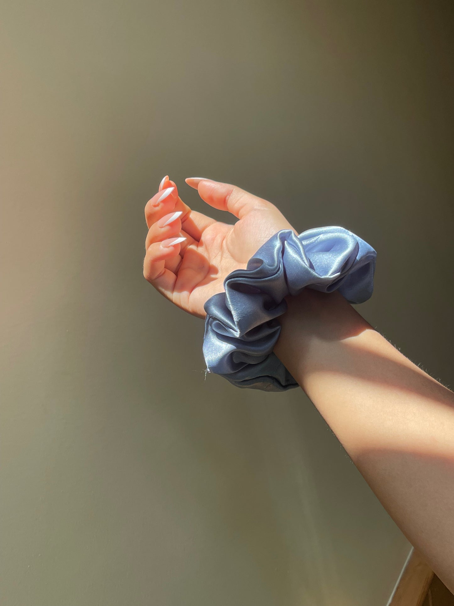 Pastel Blue Scrunchie (Regular)