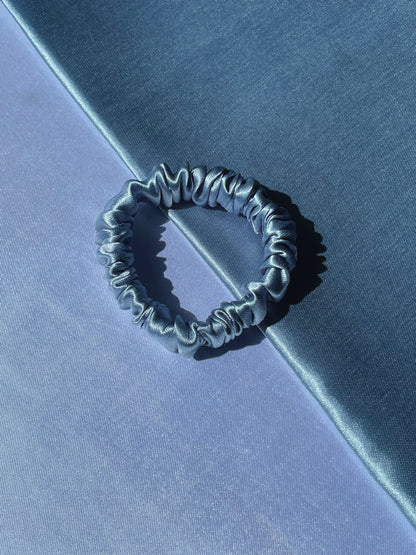 Pastel Blue Scrunchie (Skinny)