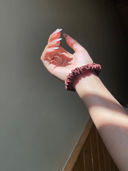 Brown Scrunchie (Skinny)