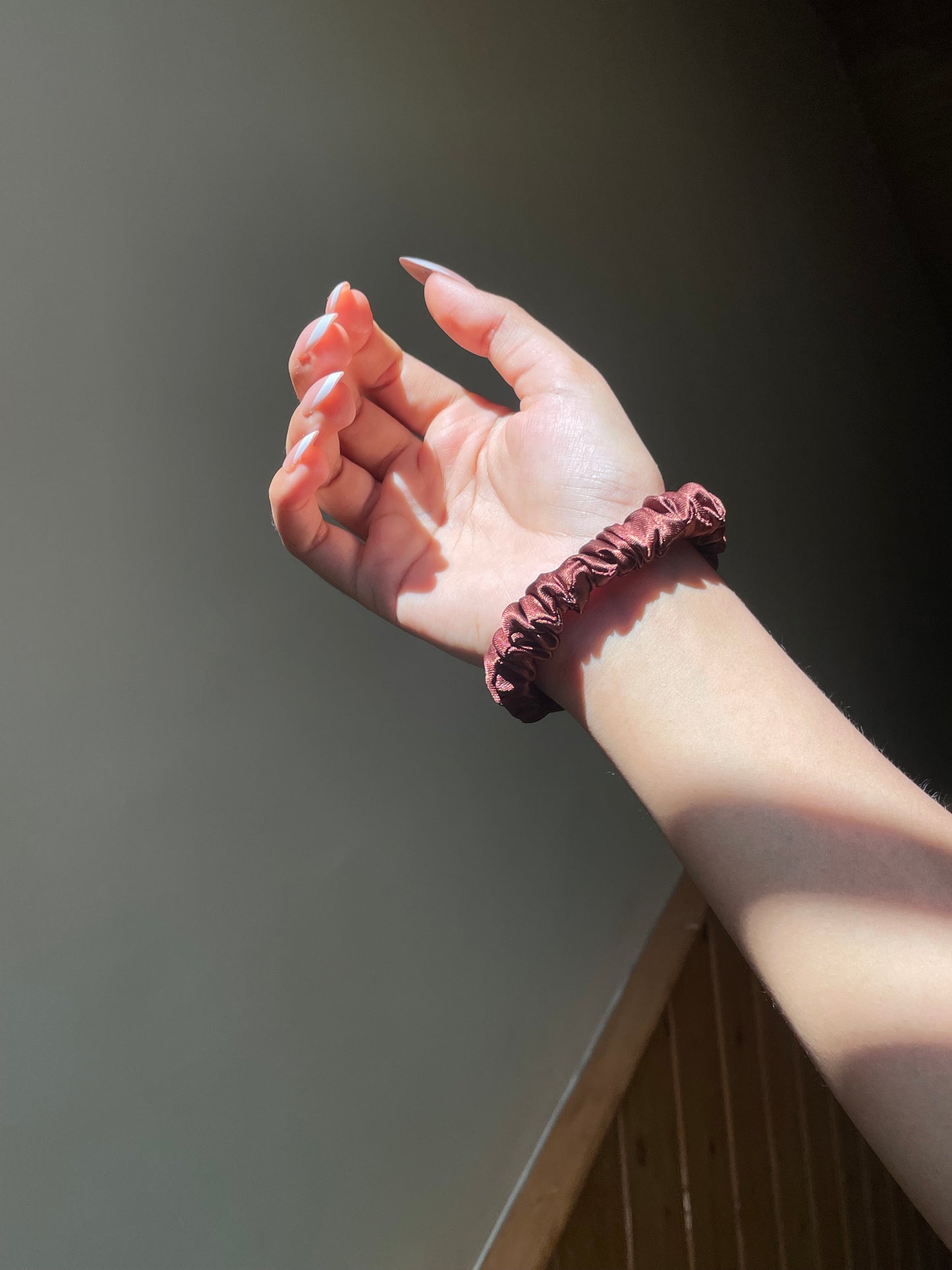 Brown Scrunchie (Skinny)
