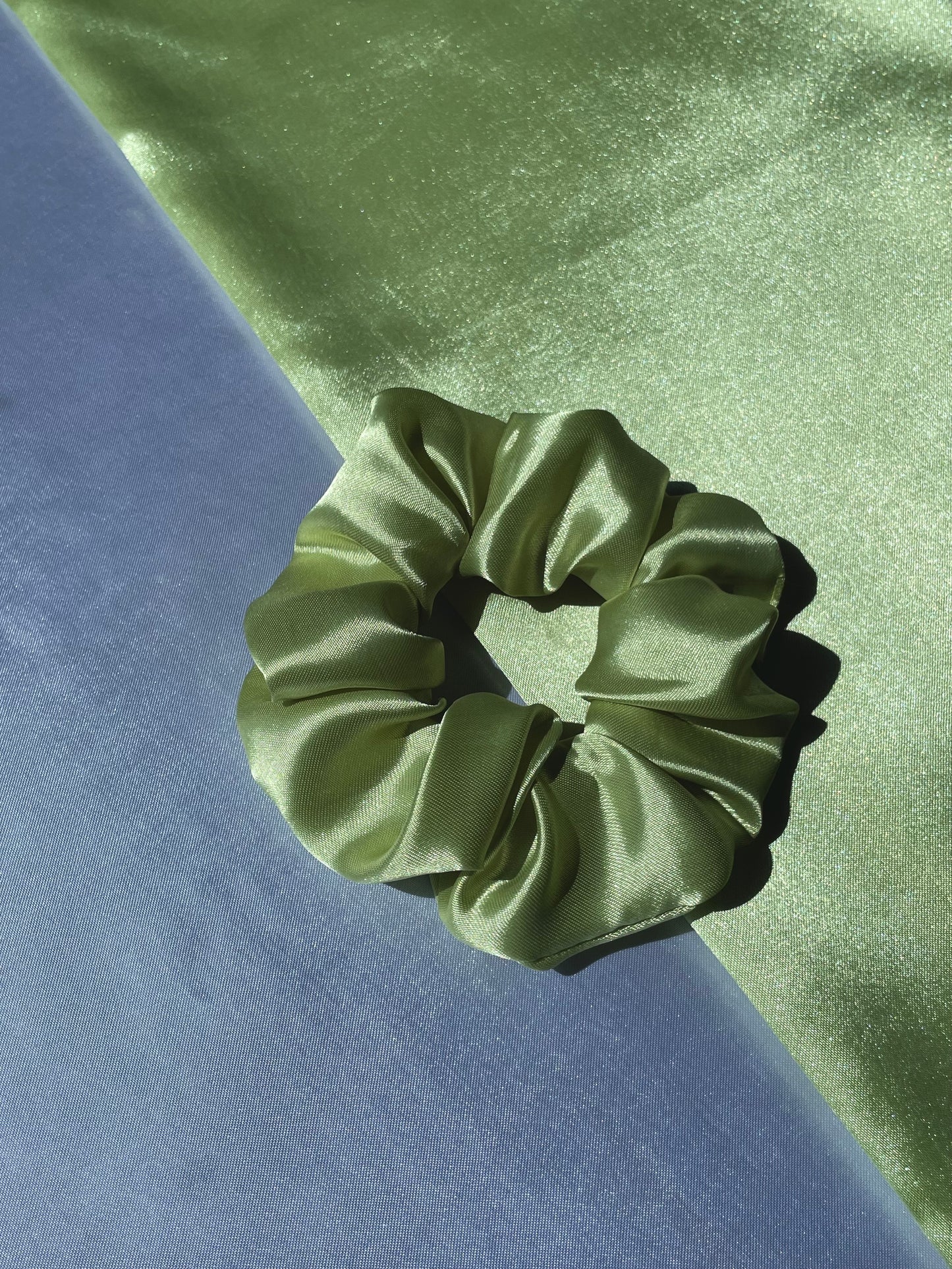 Pastel Green Scrunchie (Regular)