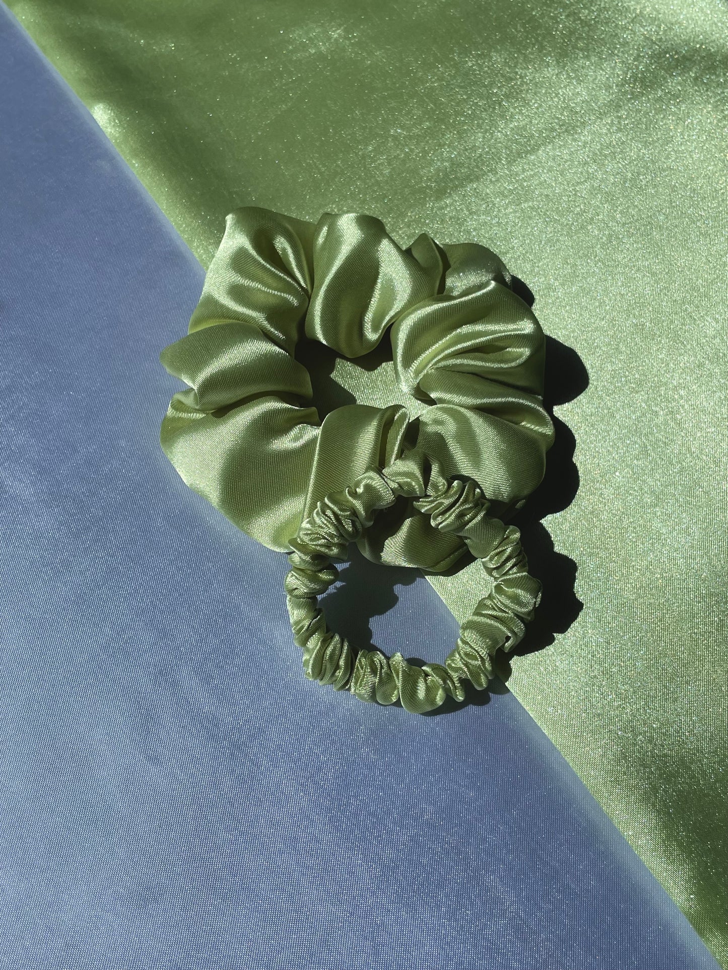 Pastel Green Scrunchie (Regular)