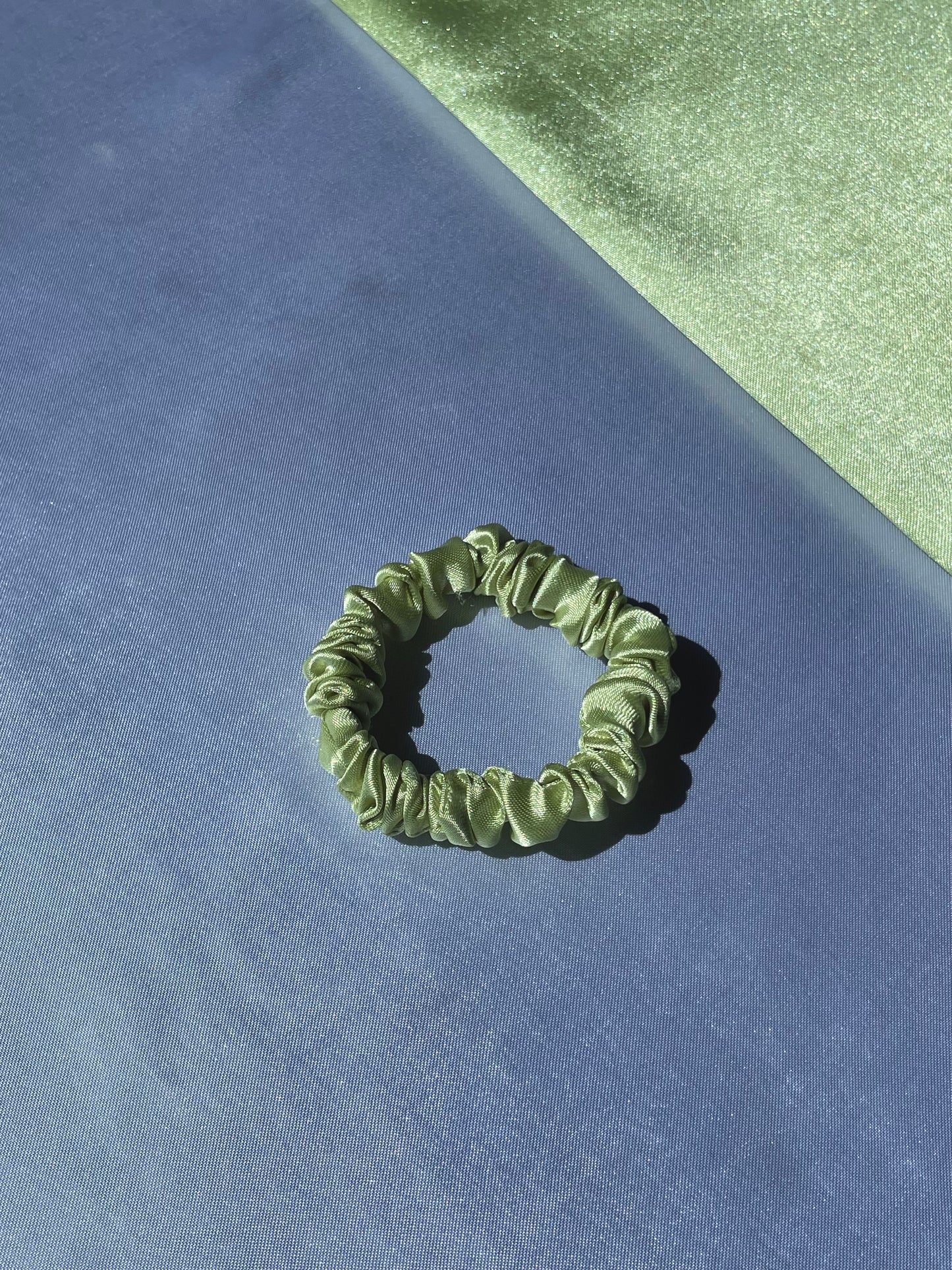 Pastel Green Scrunchie (Skinny)