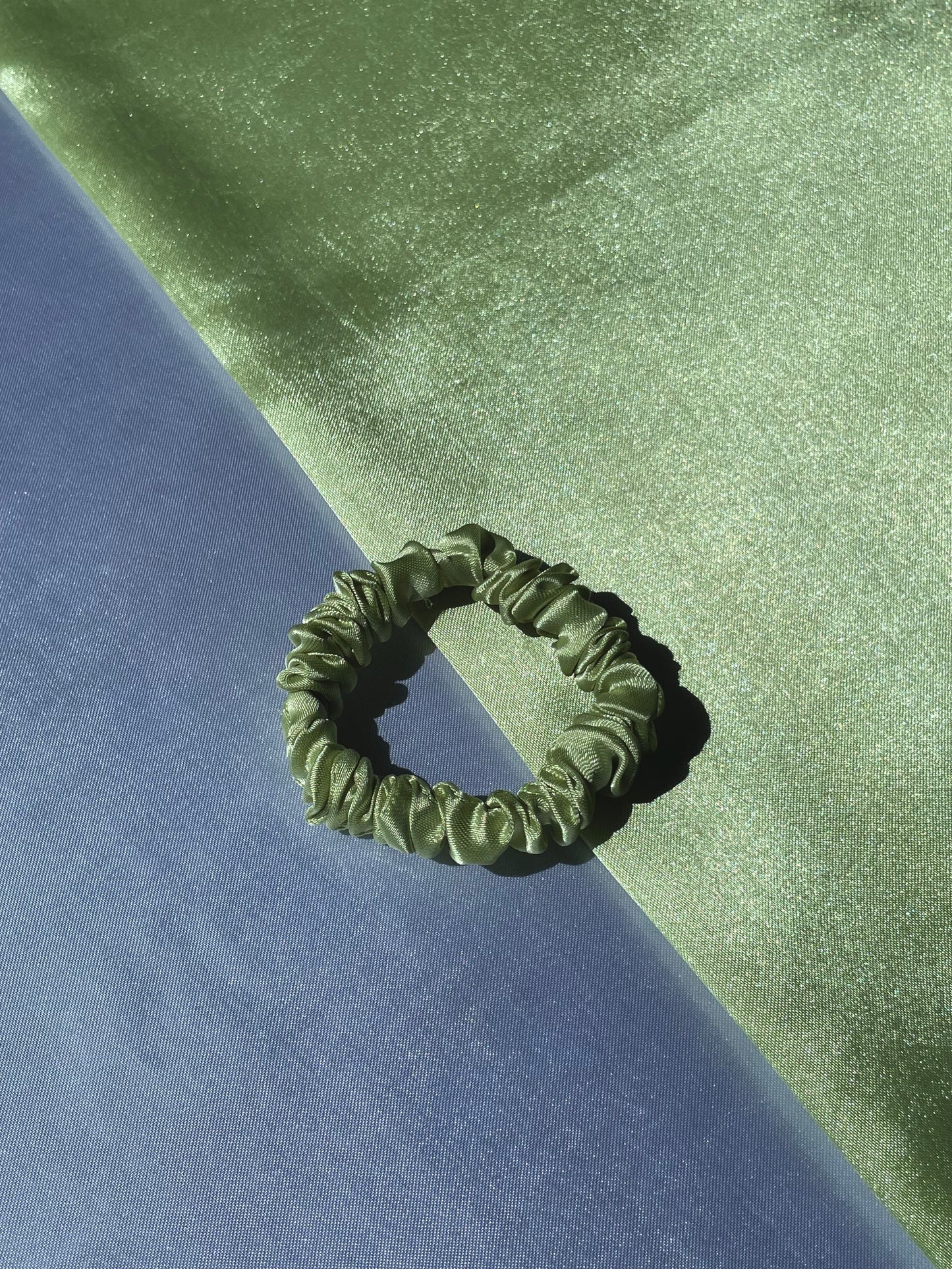 Pastel Green Scrunchie (Skinny)