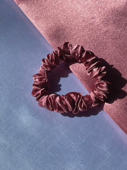Pastel Pink Scrunchie (Skinny)
