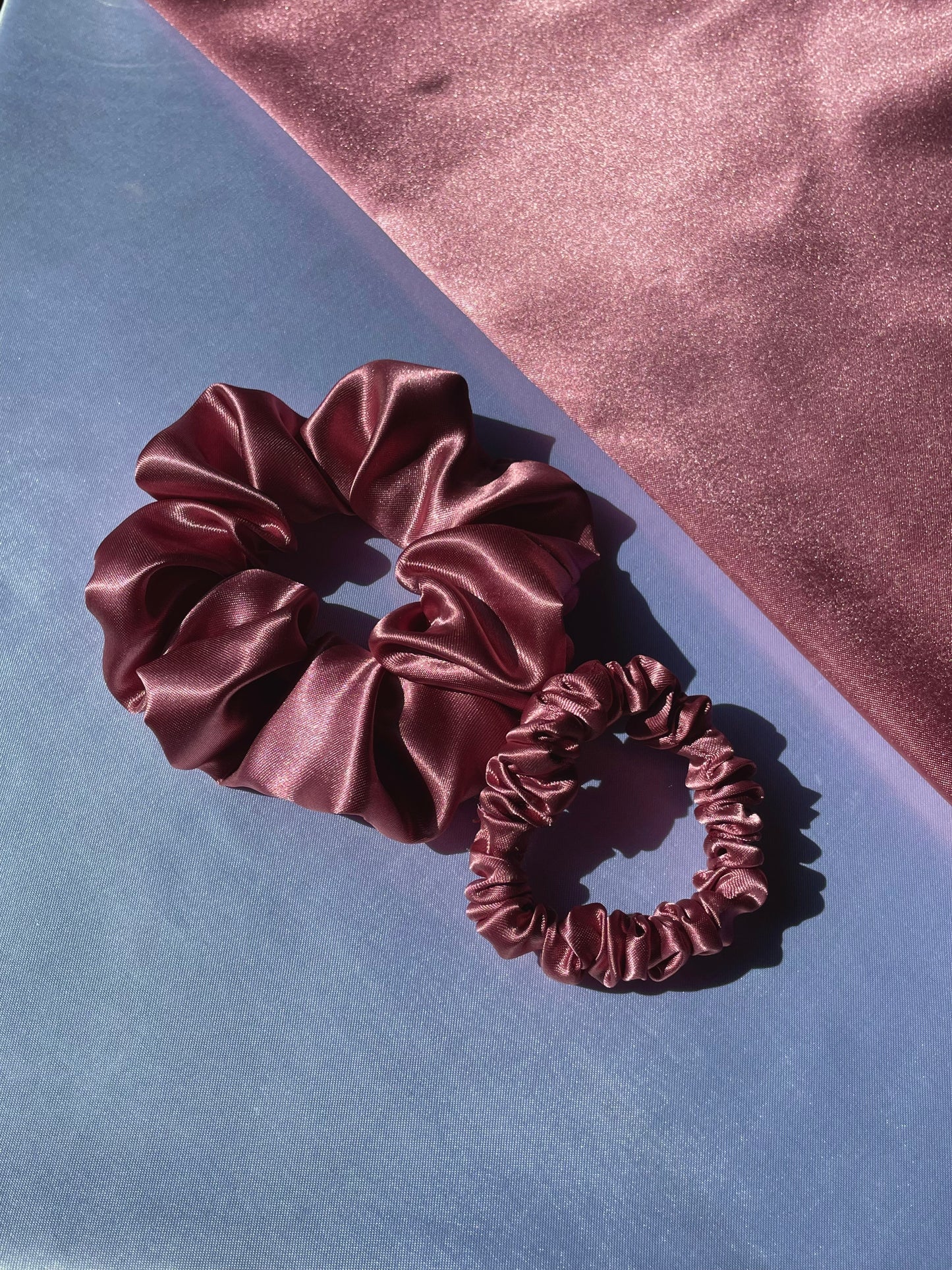 Pastel Pink Scrunchie (Skinny)