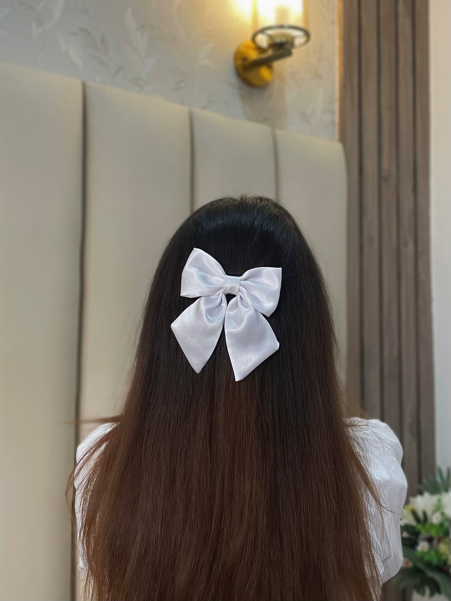 White Mini Bow