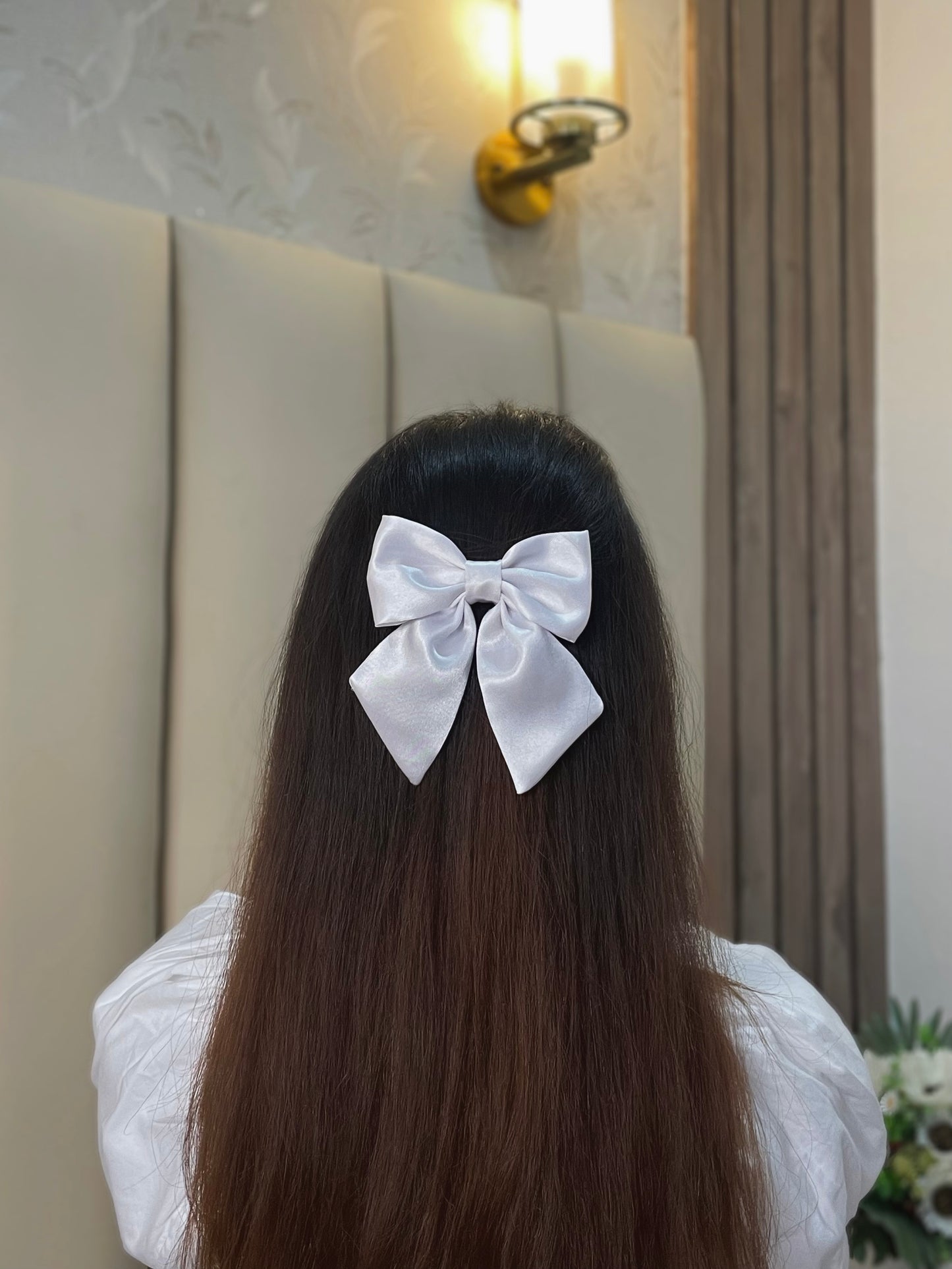 White Mini Bow