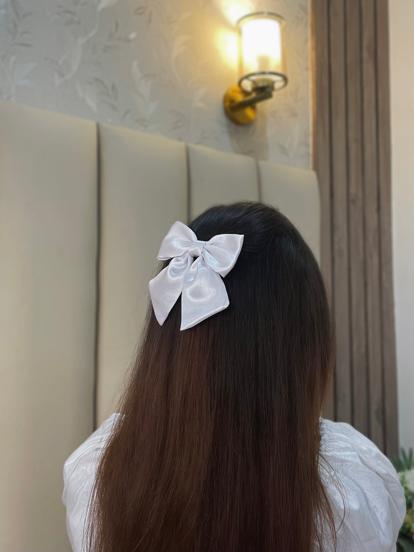 White Mini Bow