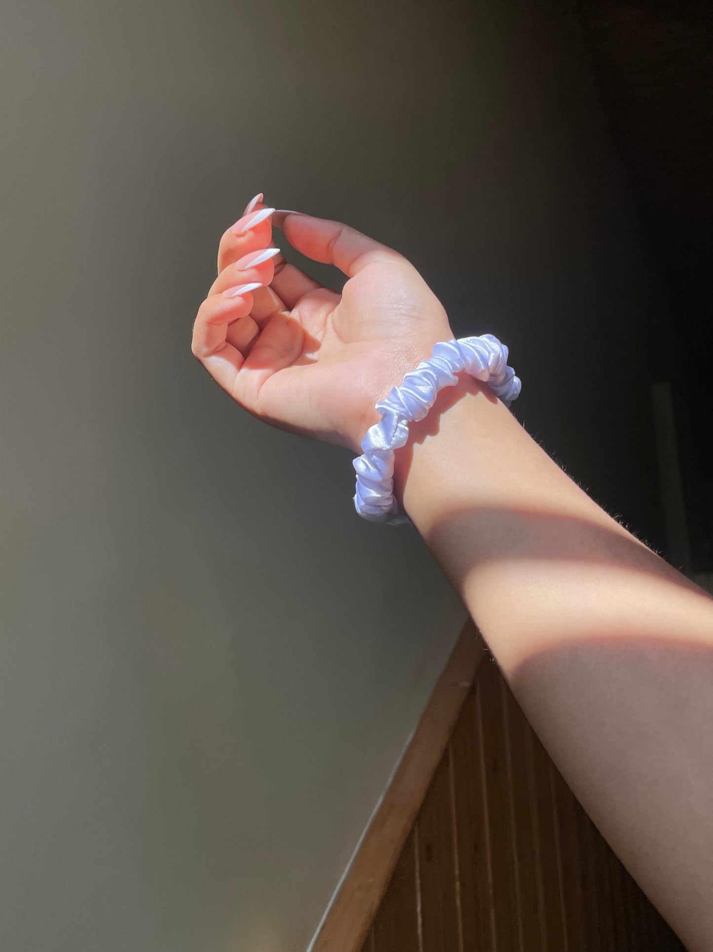 White Scrunchie (Skinny)