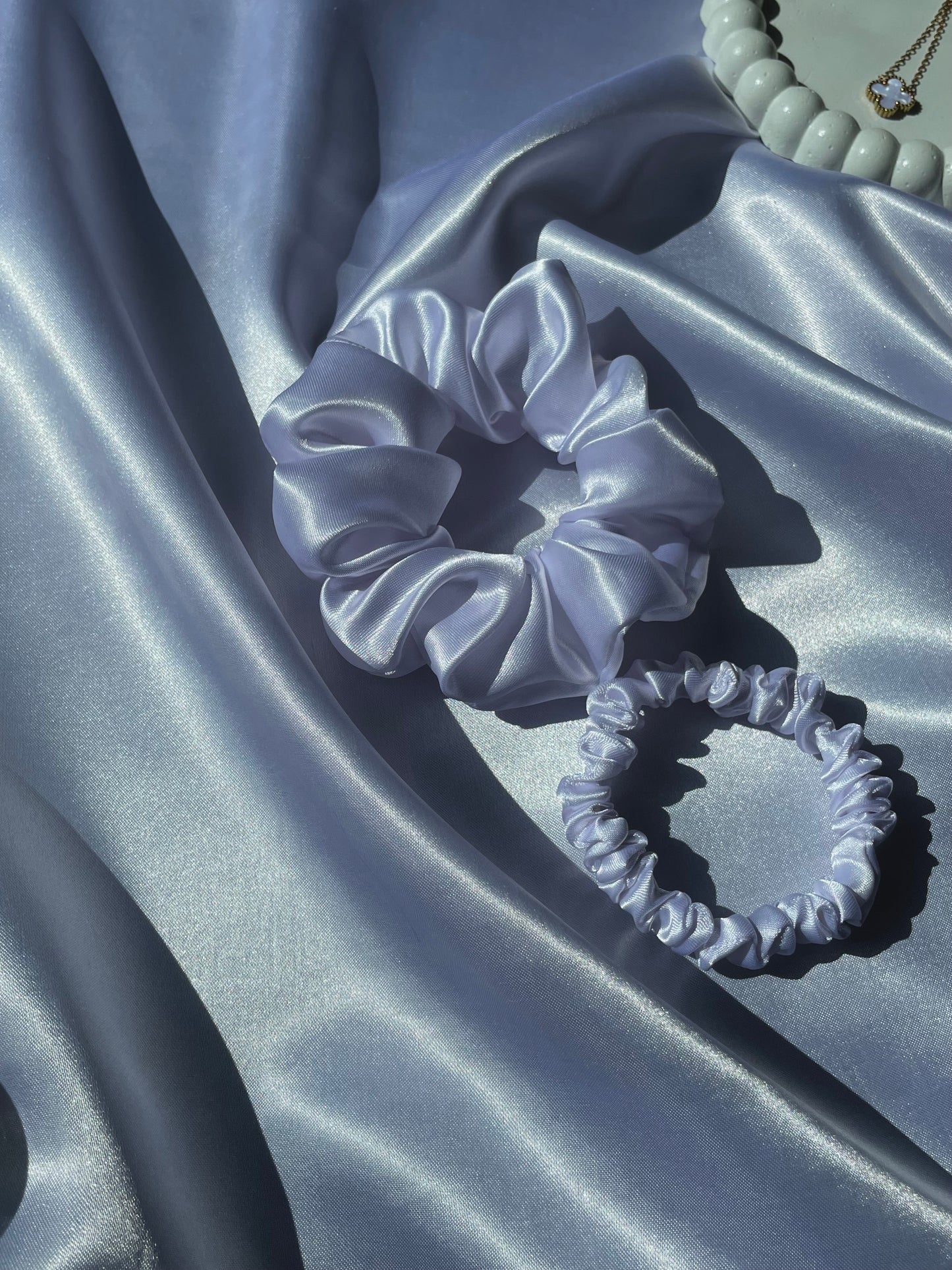 White Scrunchie (Regular)